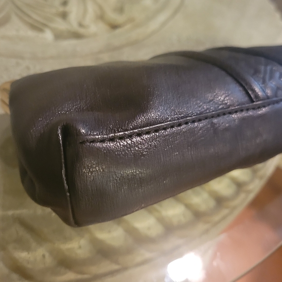 L.A.M.B. by Gwen Stefani Leather Clutch Luxury Designer Celebrity Black #745 - Picture 16 of 17